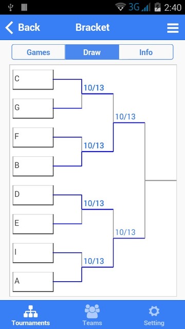 Knockout draw