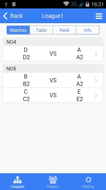 Tournament games